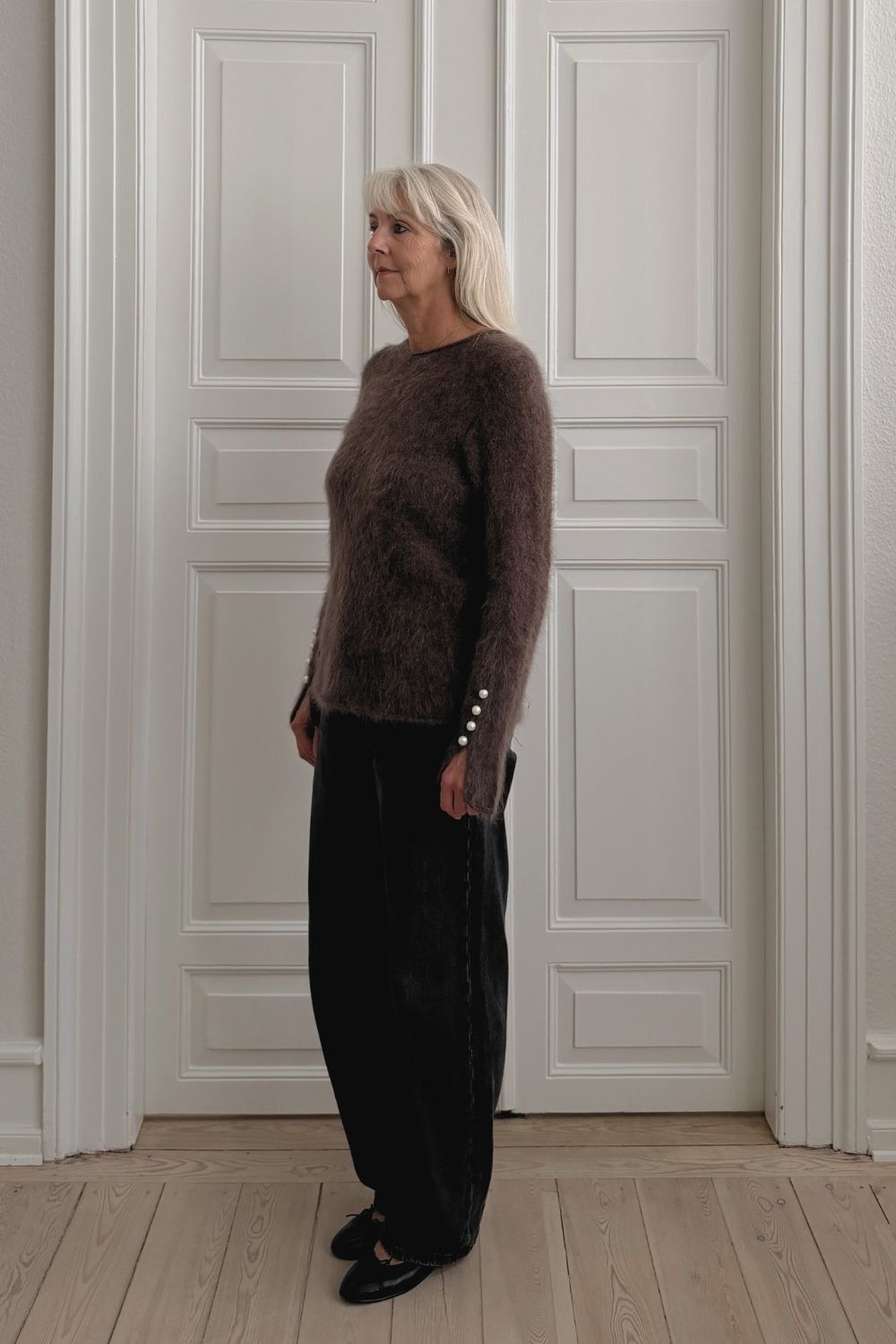 Abbelone Sweater Brushed - Chocolate Fudge