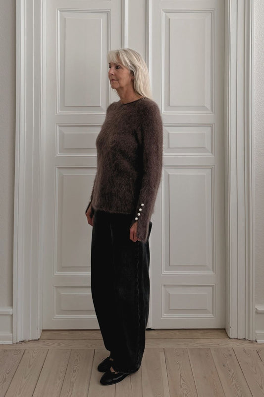 Abbelone Sweater Brushed - Chocolate Fudge
