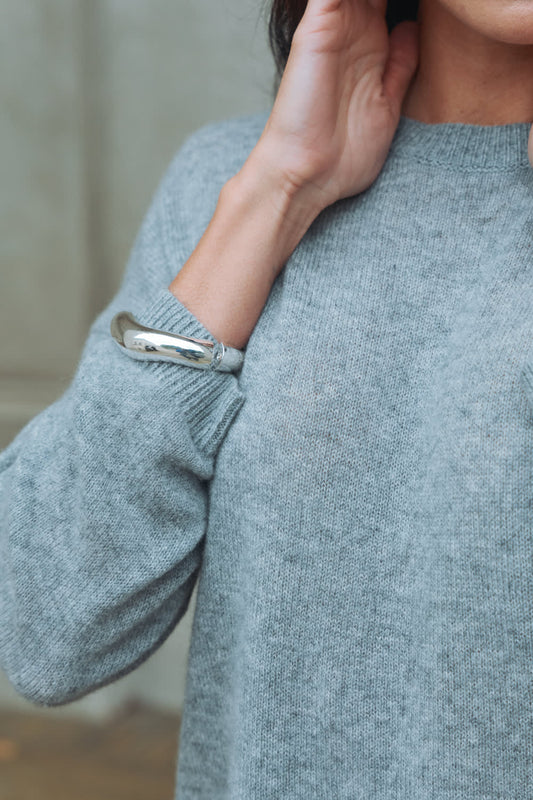 Savannah Blouse - Grey Melange