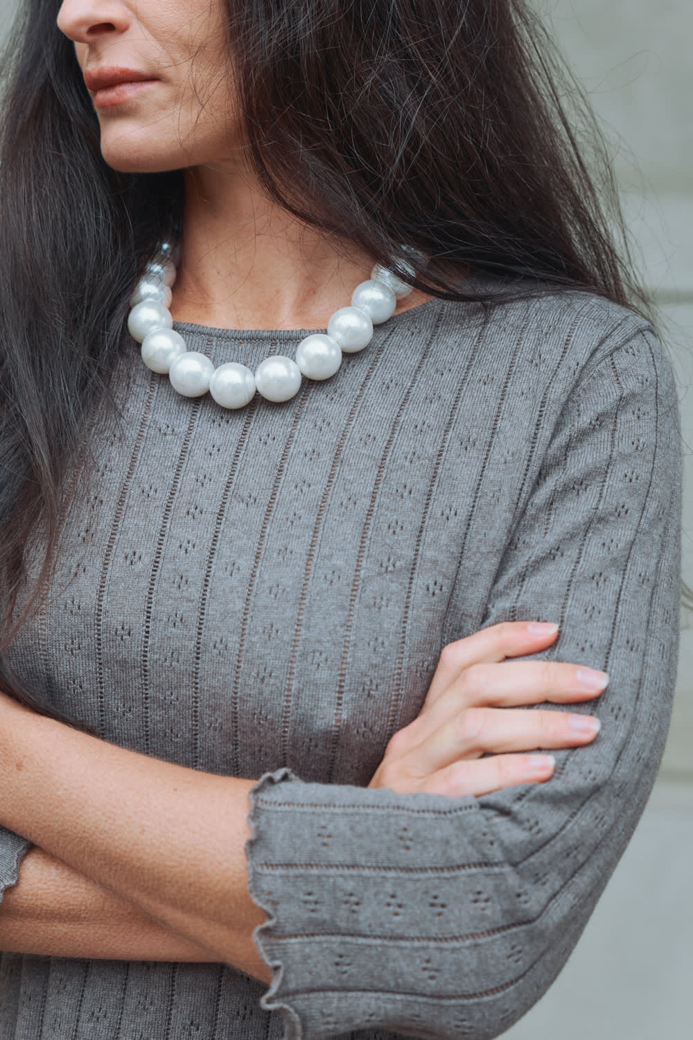 Terese Blouse - Brown Melange