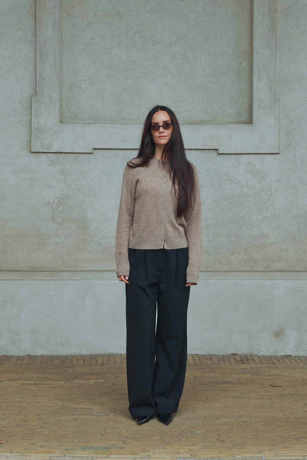 Thit Cardigan - Walnut Brushed