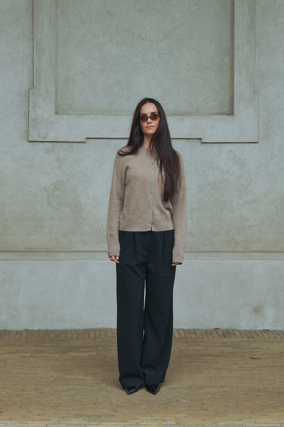 Thit Cardigan - Walnut Brushed