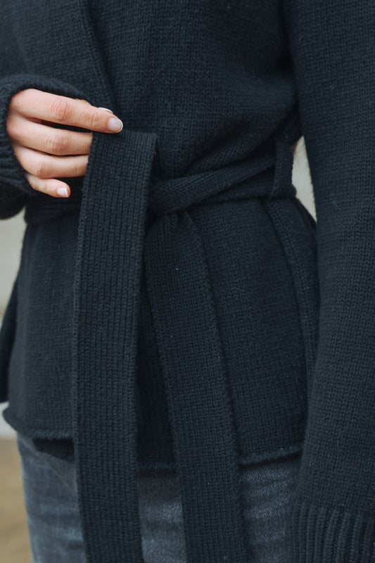Toa Cardigan - Black