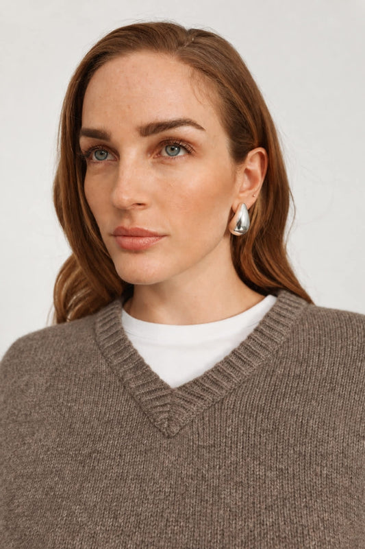 Olja Sweater Signature - Brownstone