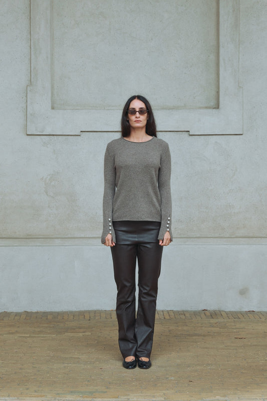 Abbelone Blouse Signature - Brownstone