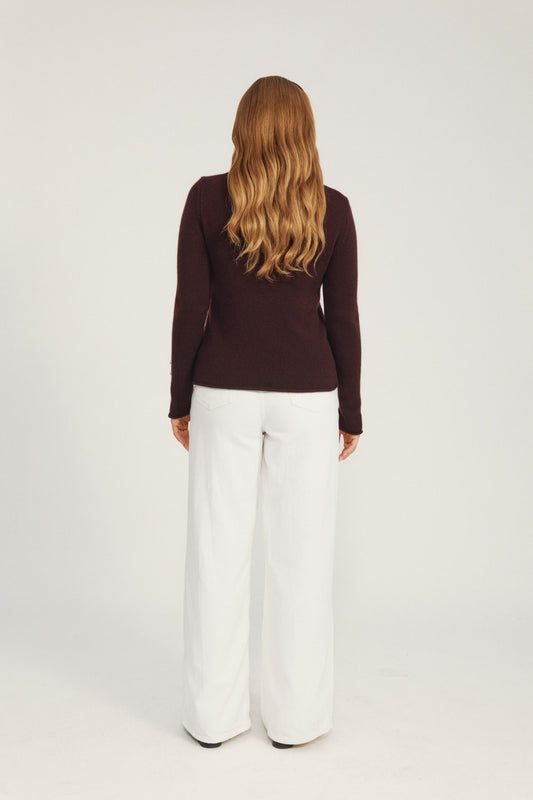 Abbelone Blouse Signature - Plum