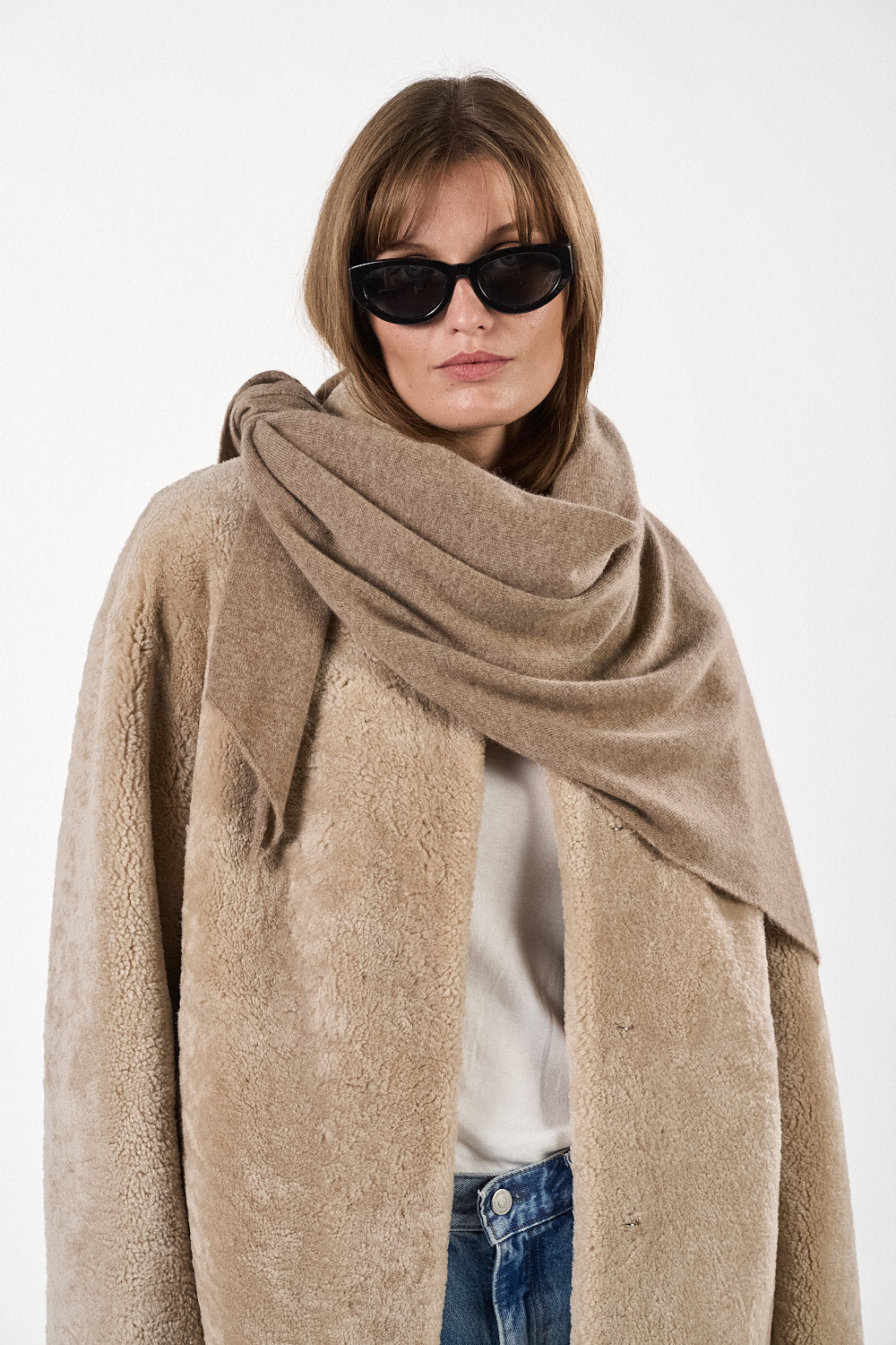 Obi-skjerf - Valnøtt