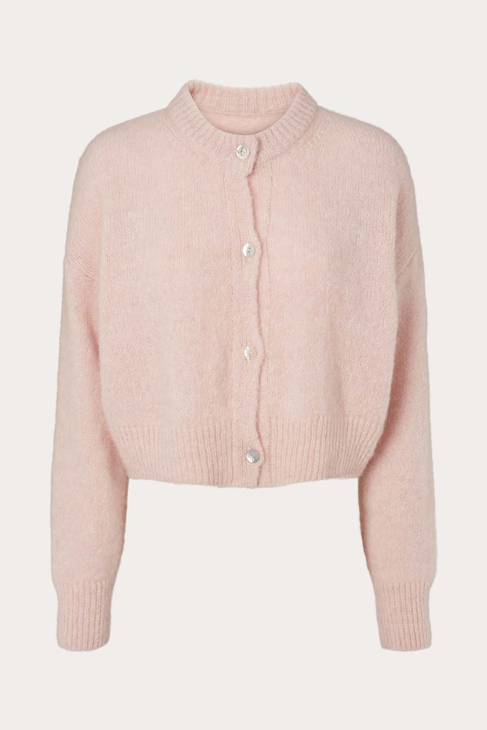 Lodret cardigan - Bubblegum