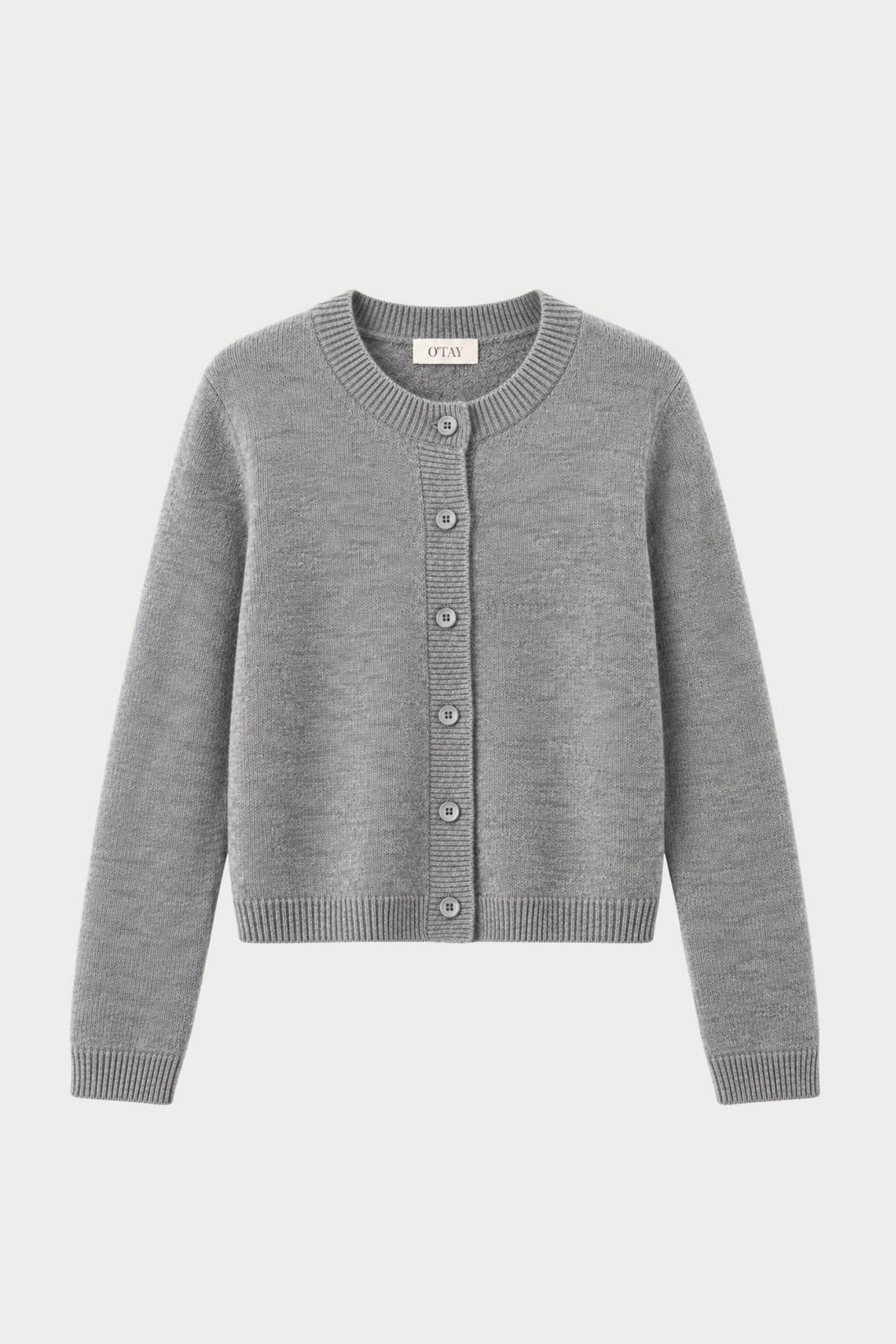Oceania Cardigan - Grey Melange