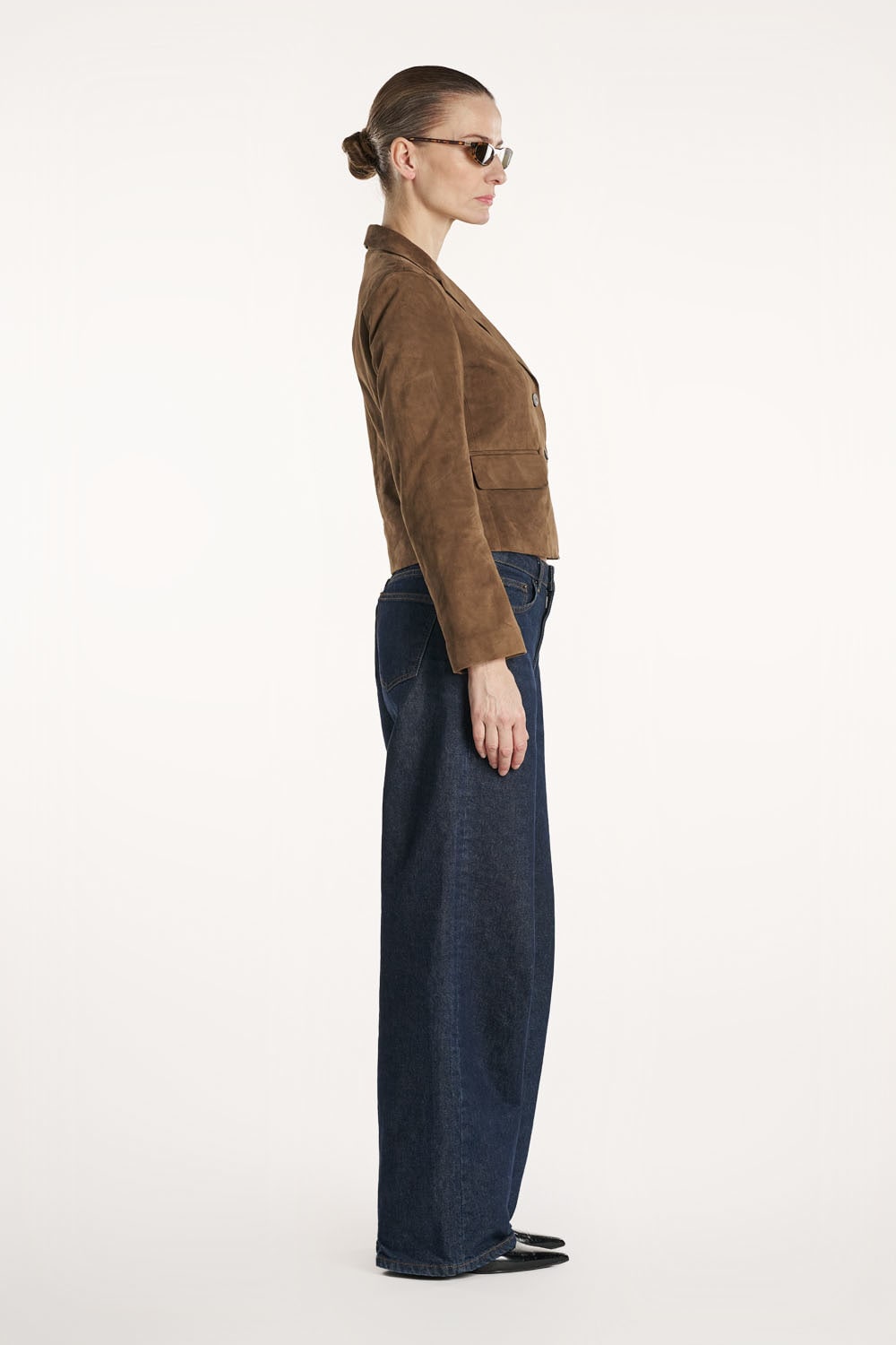 Amy Blazer Suede - Toffee Brown