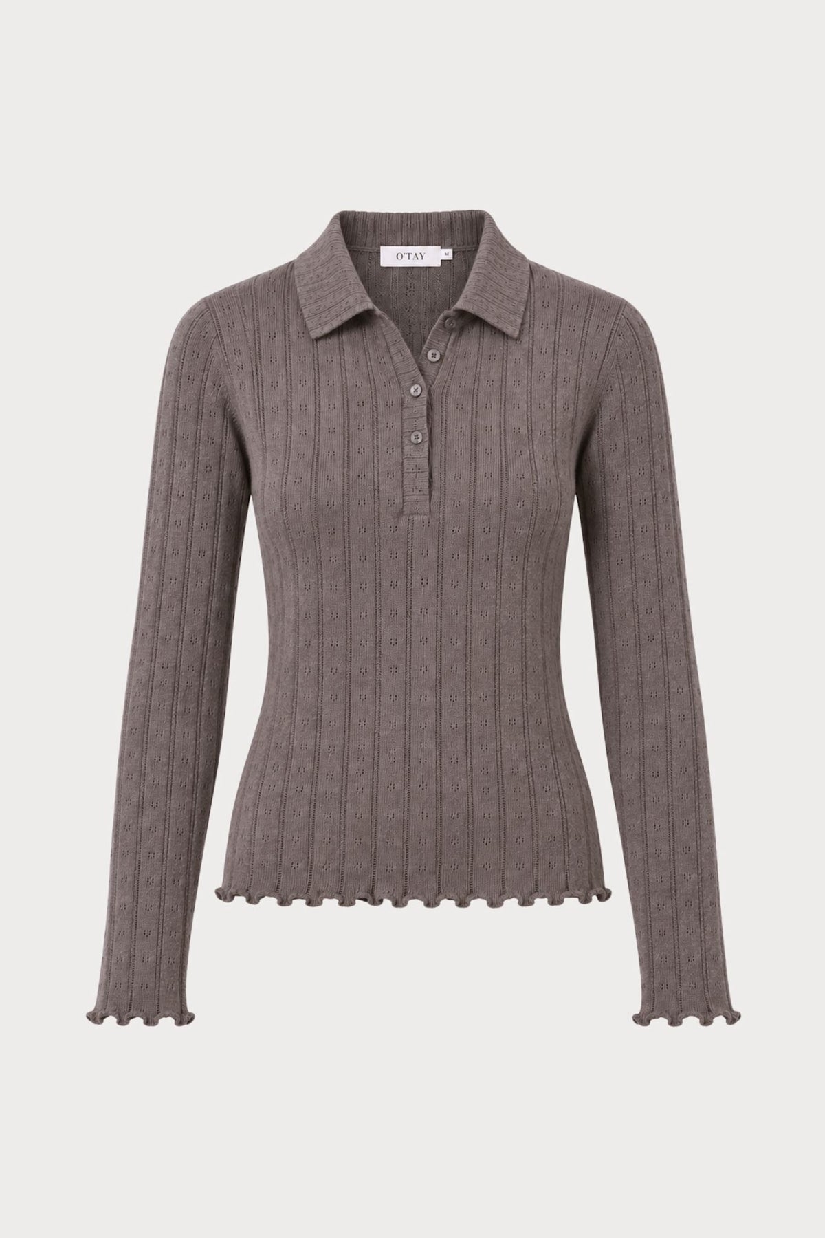 Theodora Polo - Brown Melange