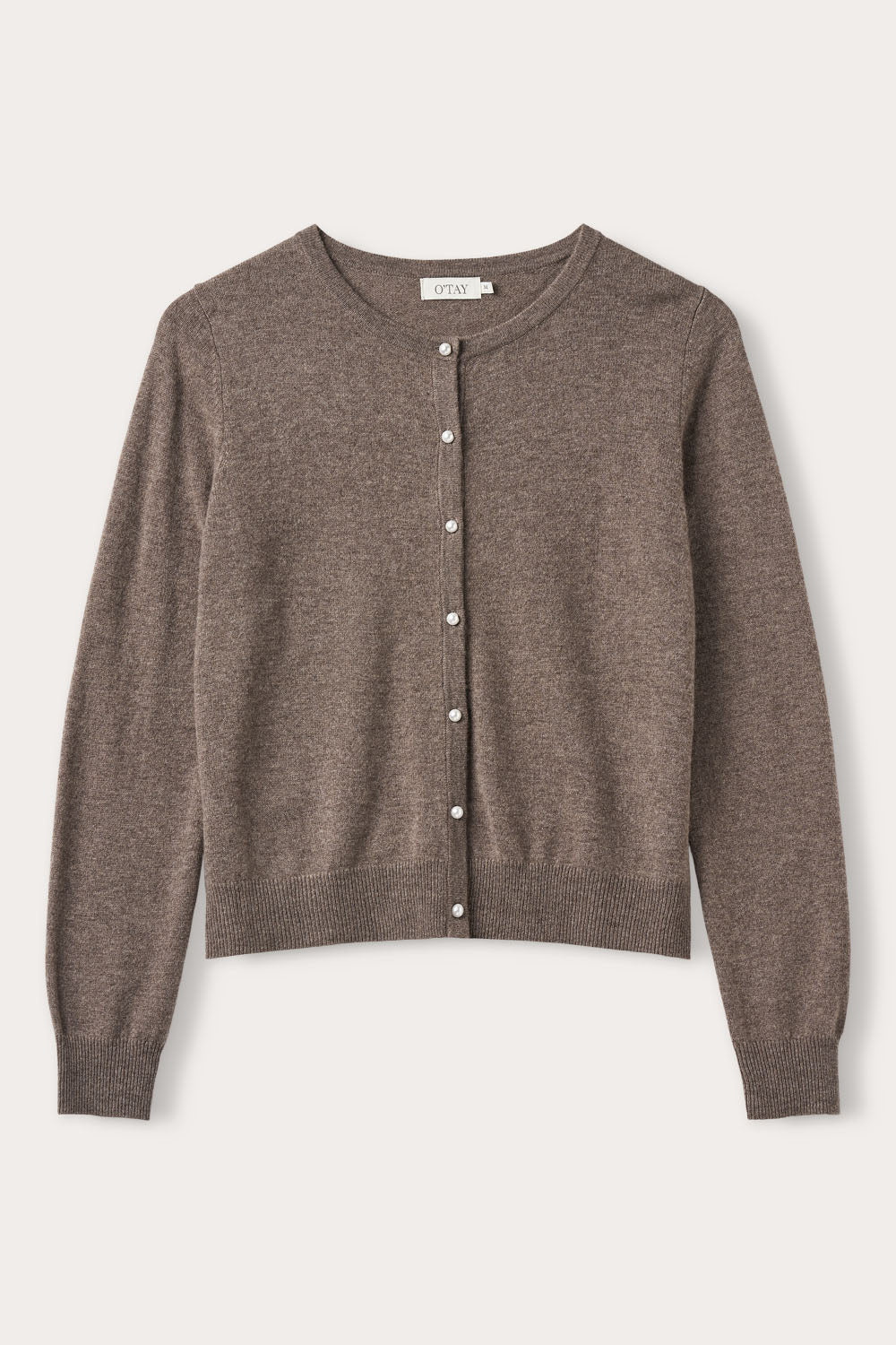 O'TAY Victoria Cardigan Cardigans Brownstone