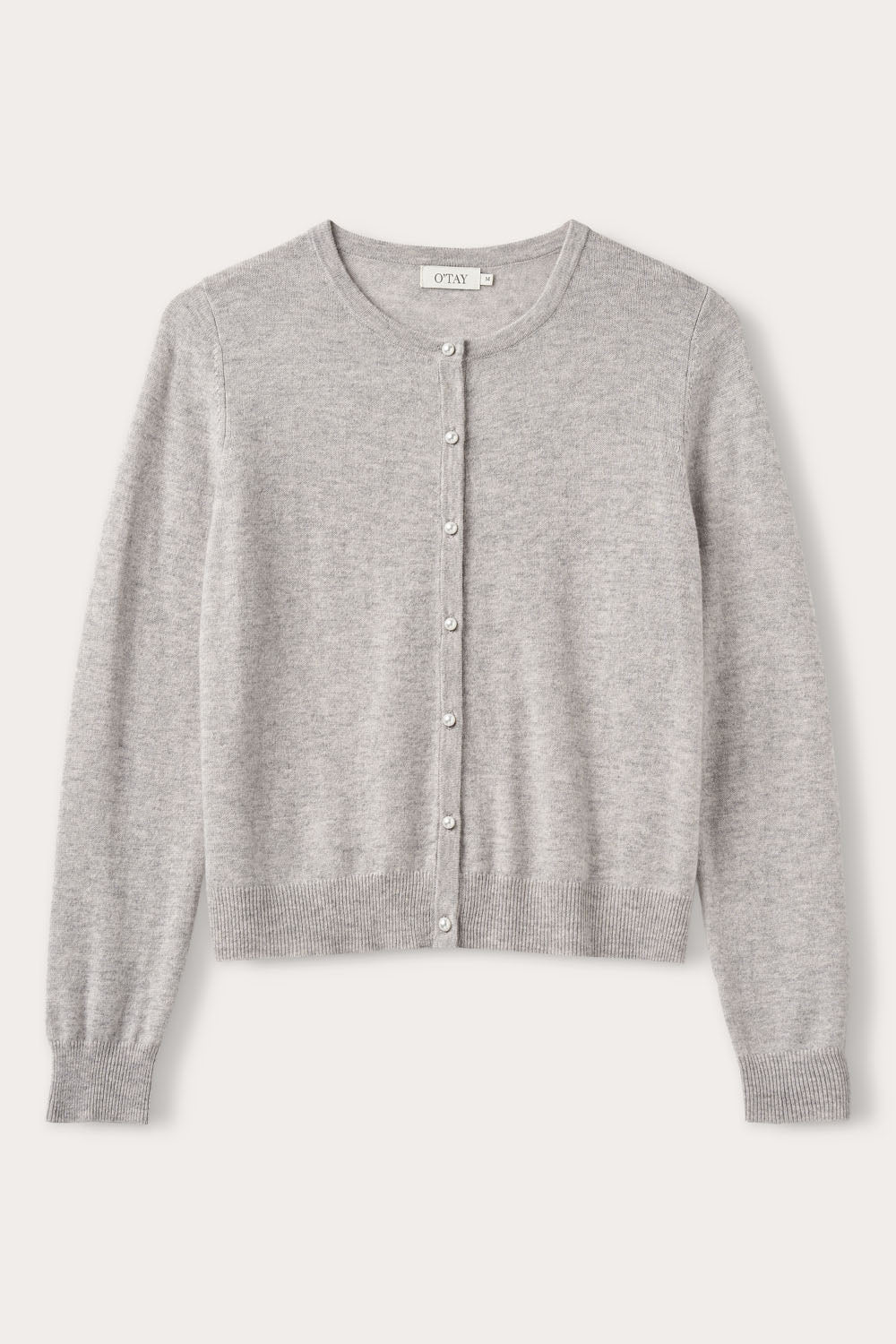 O'TAY Victoria Cardigan Cardigans Light Grey