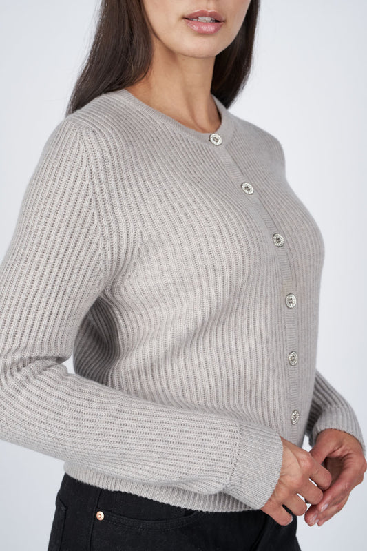 O'TAY Vilna Cardigan Cardigans Grey Shades