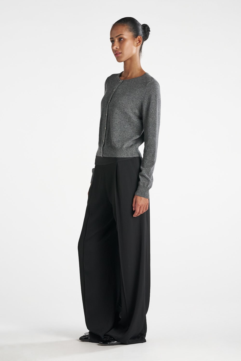 Fenix ​​Cardigan - Mørk Grå Melange