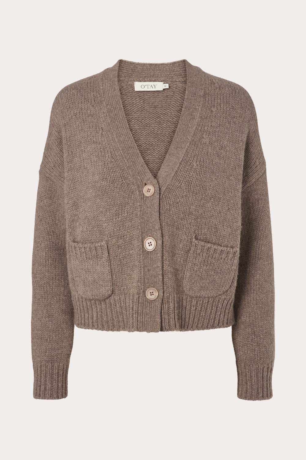 Feodora Cardigan - Brownstone
