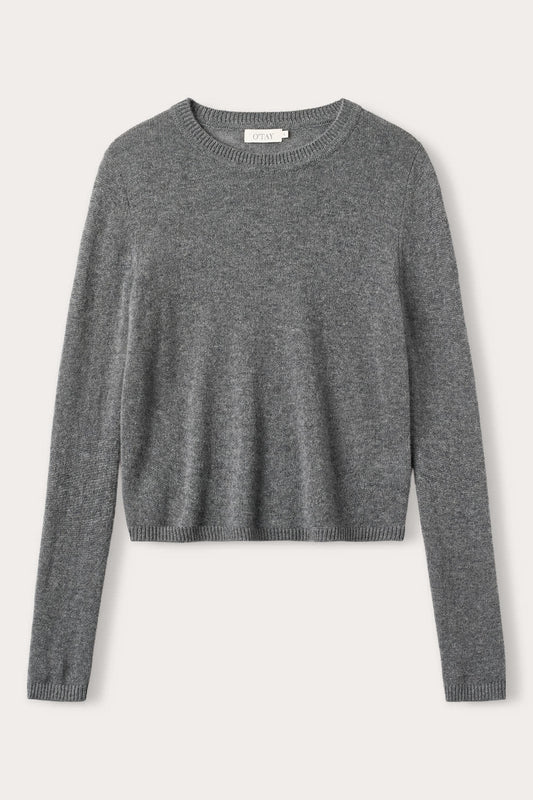 Filipa Bluse - Mørk Grå Melange