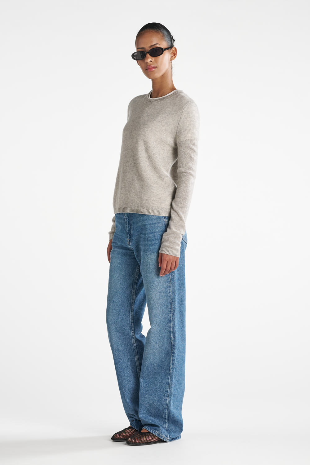 Filipa Bluse - Perlegrå