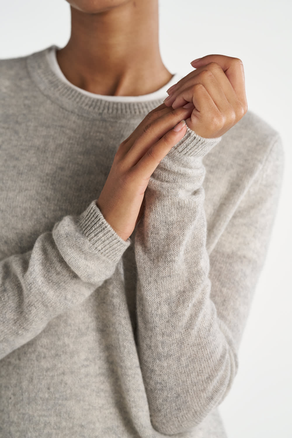 Filipa Bluse - Perlegrå