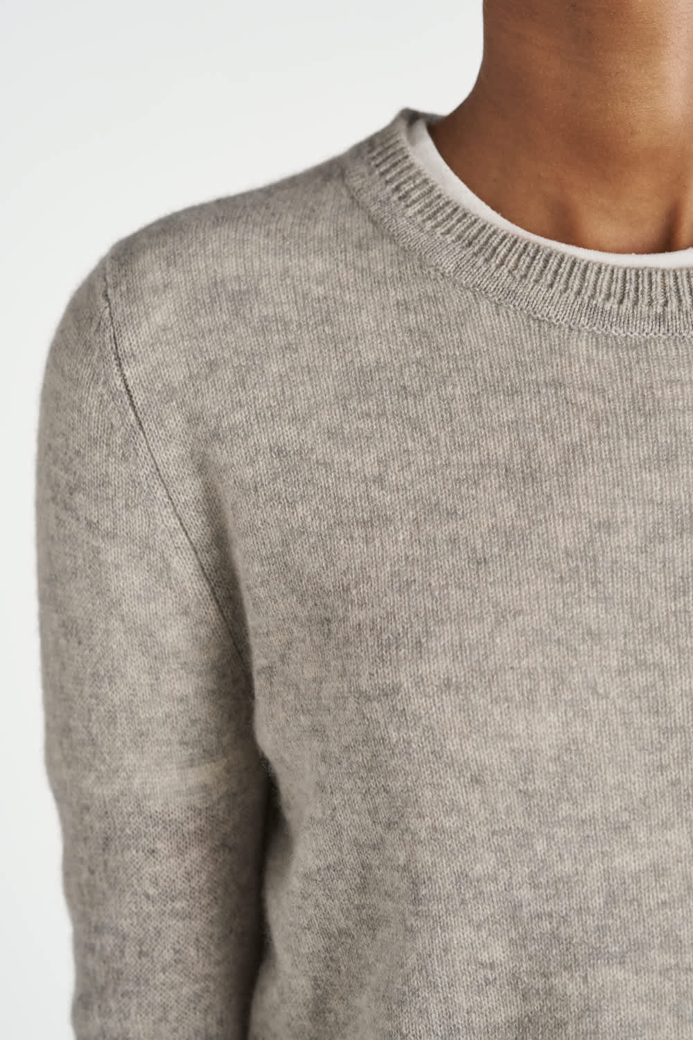 Filipa Bluse - Perlegrå