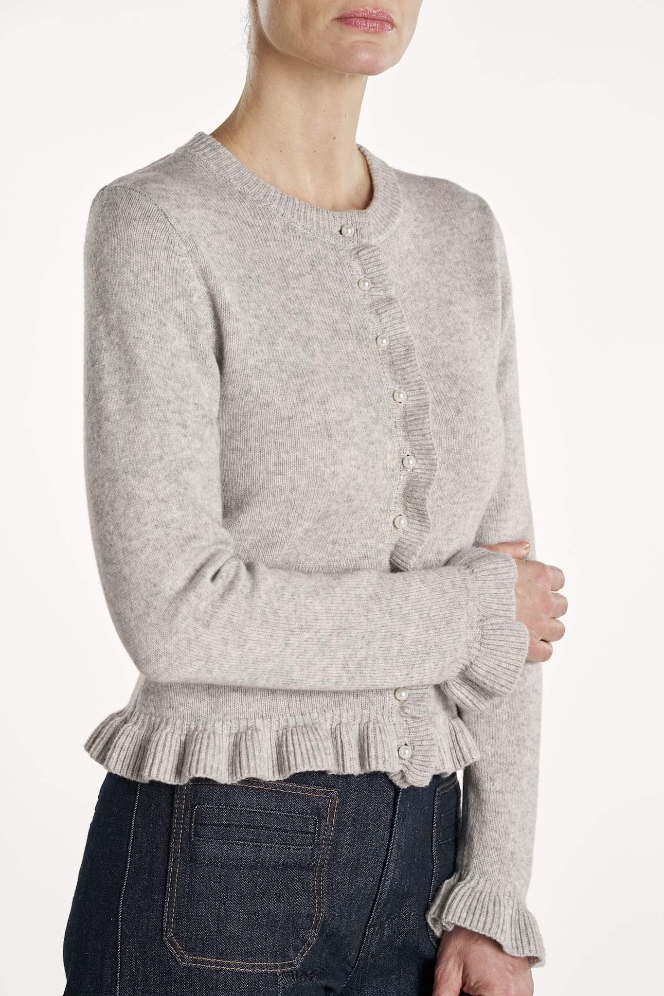 Natika Cardigan - Sølv