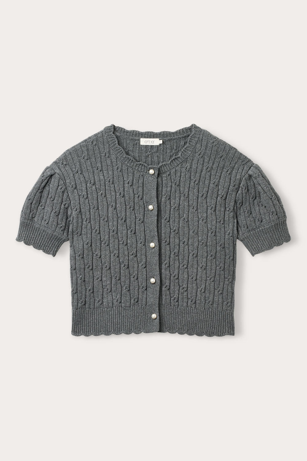 Noabelle Cardigan - Mørkegrå