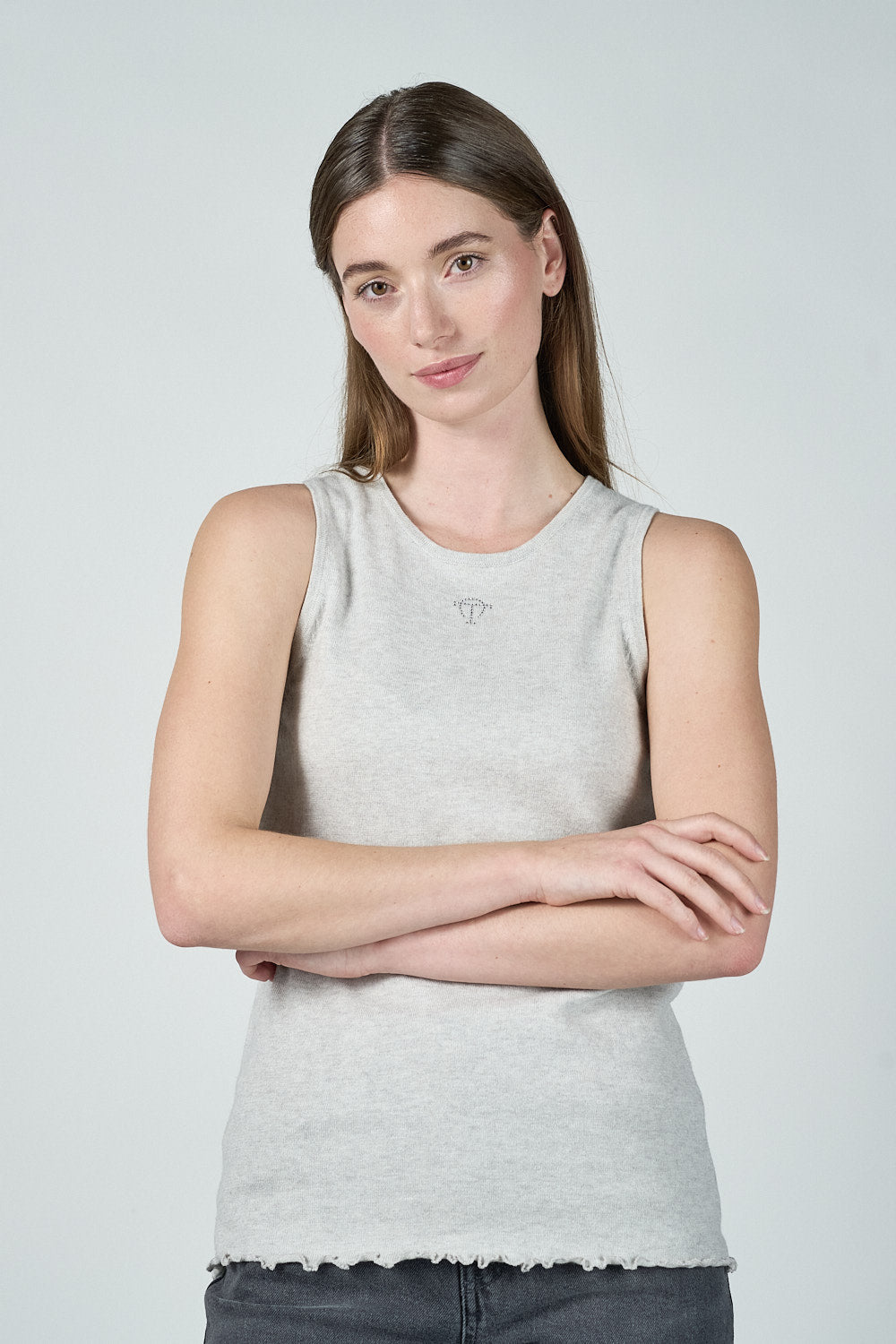 Kany Topp - Lys Grå