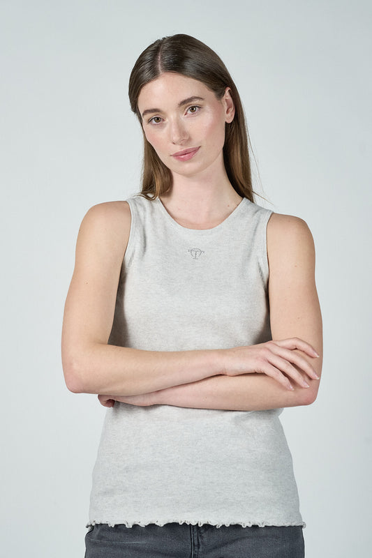 Kany Topp - Lys Grå
