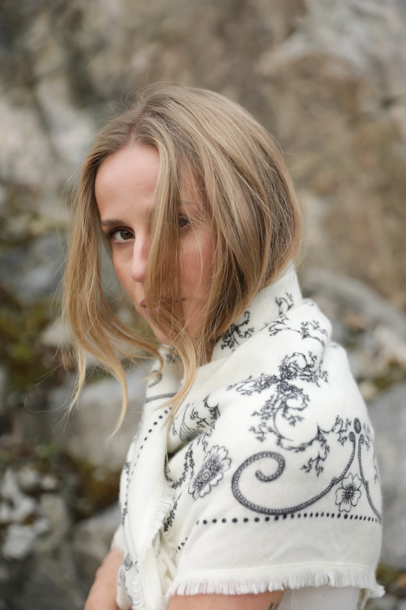 Audrey Scarf - Off White