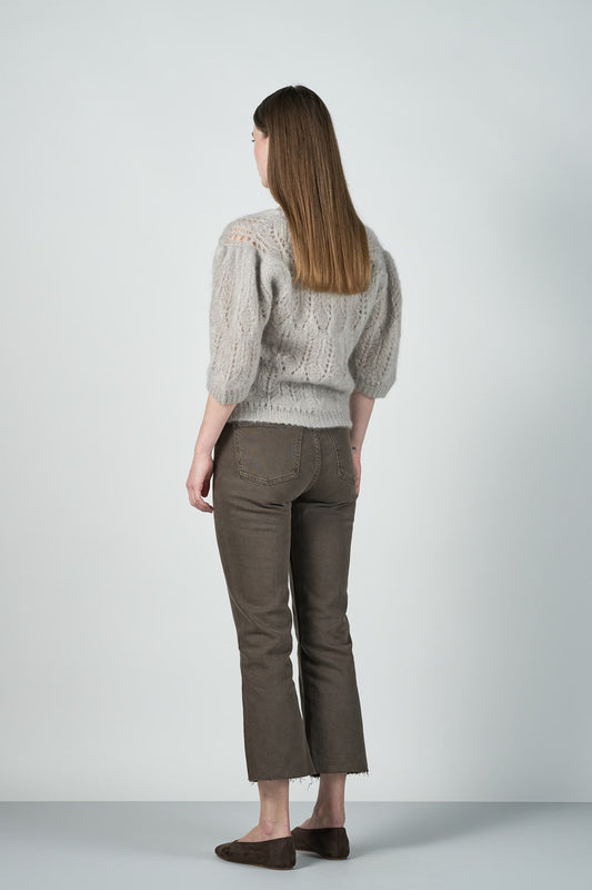 Kahlua Cardigan - Lysegrå