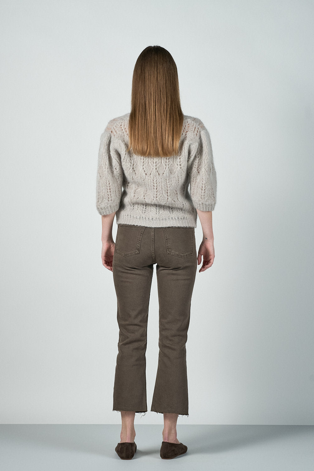 Kahlua Cardigan - Lysegrå