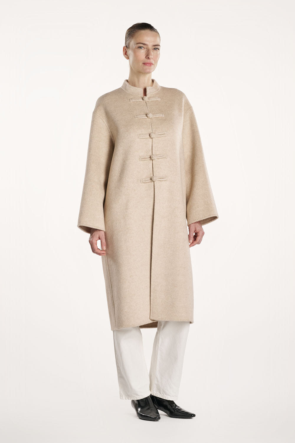 Paige Coat - Porcelain