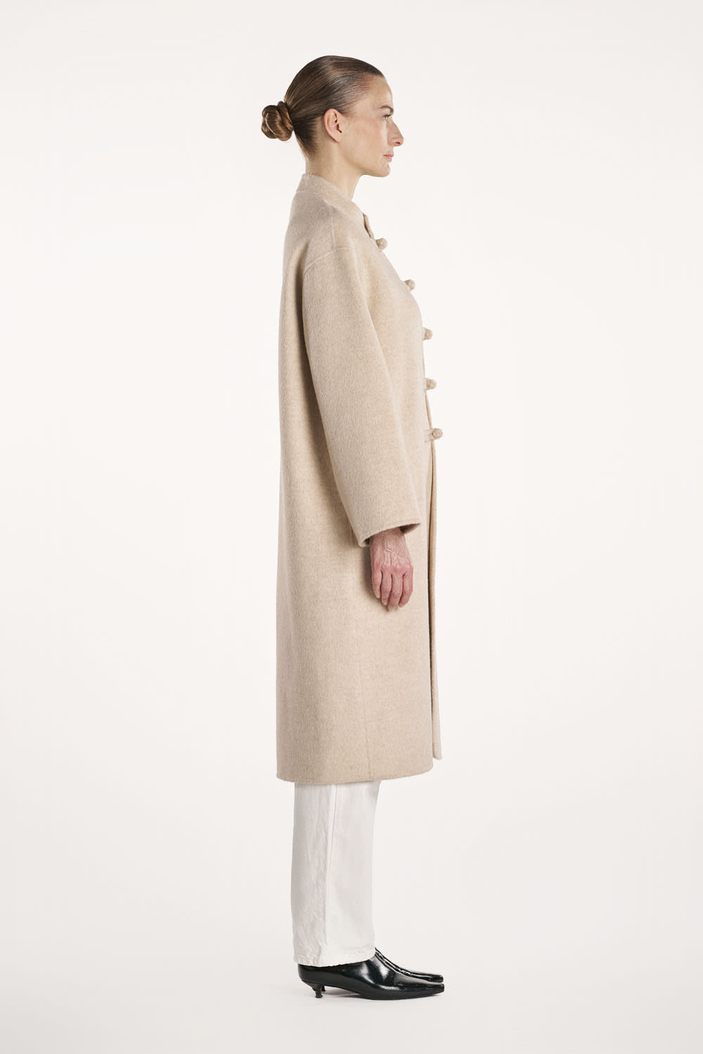 Paige Coat - Porcelain