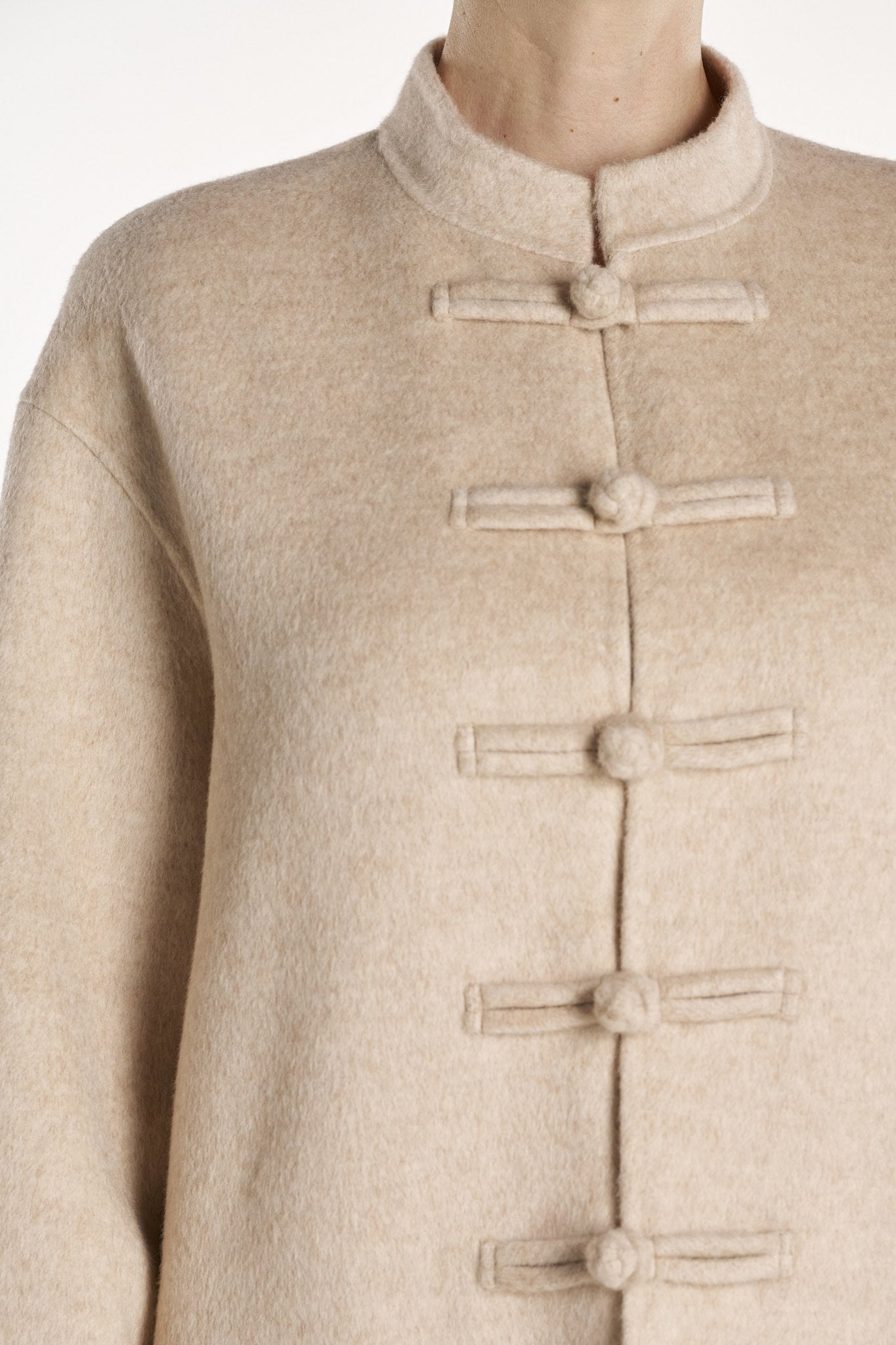 Paige Coat - Porcelain