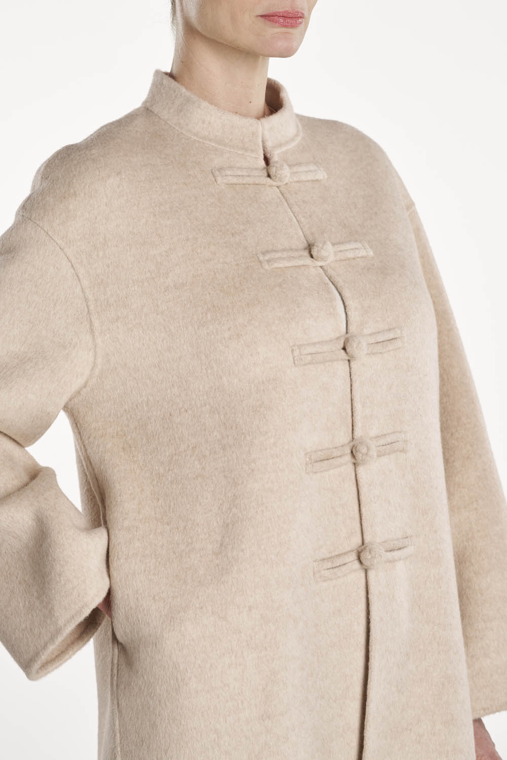 Paige Coat - Porcelain