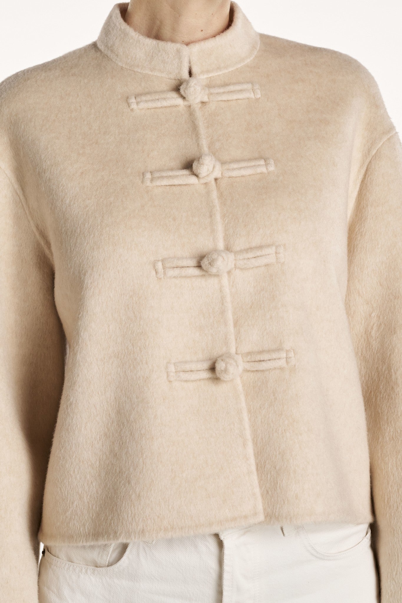 Lily Coat - Porcelain