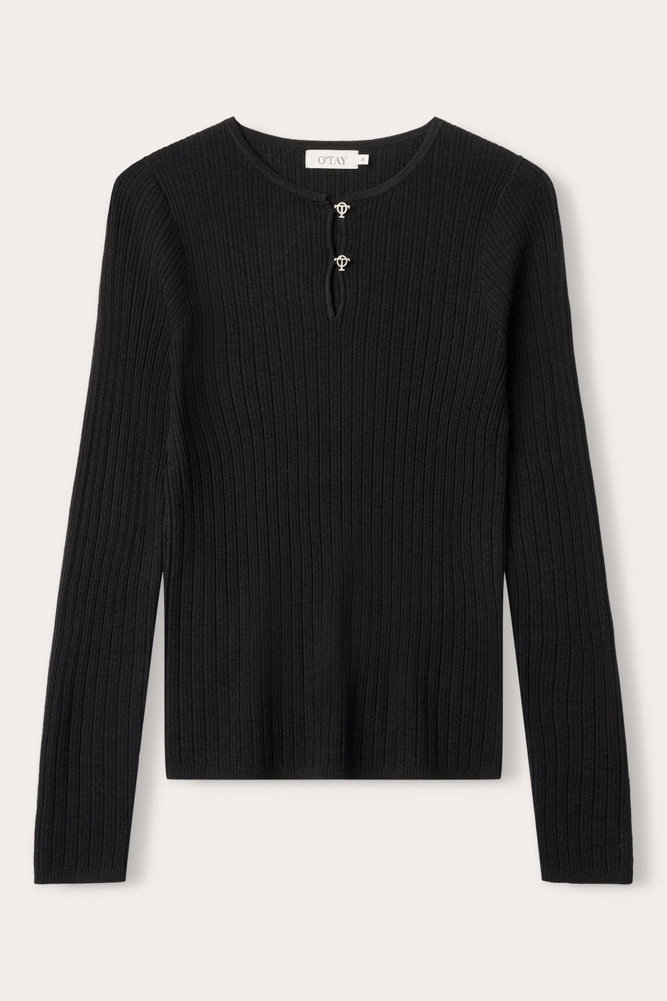 Megan-bluse - Svart