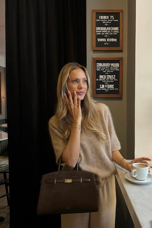 Izzie T-skjorte - Kamelmelert