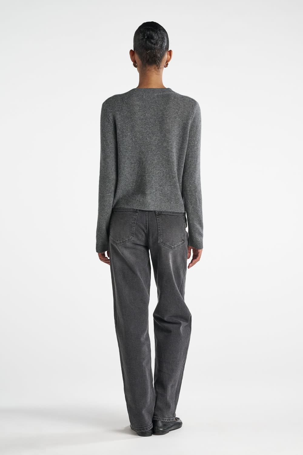 Oceania Cardigan - Dark Grey Melange