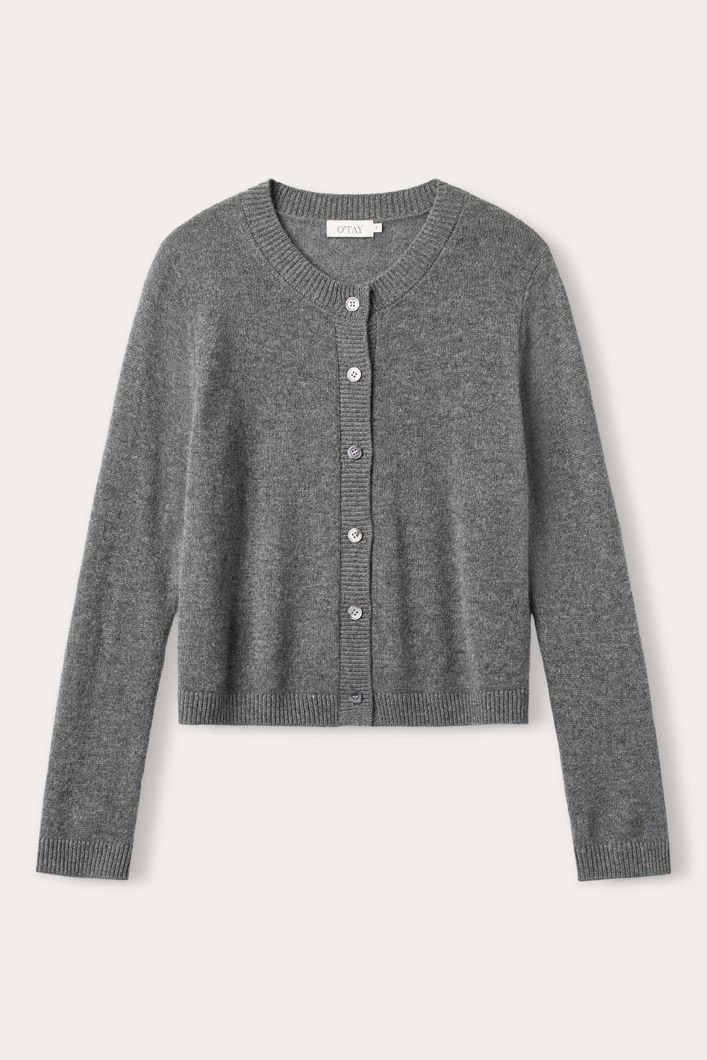 Oceania Cardigan - Dark Grey Melange