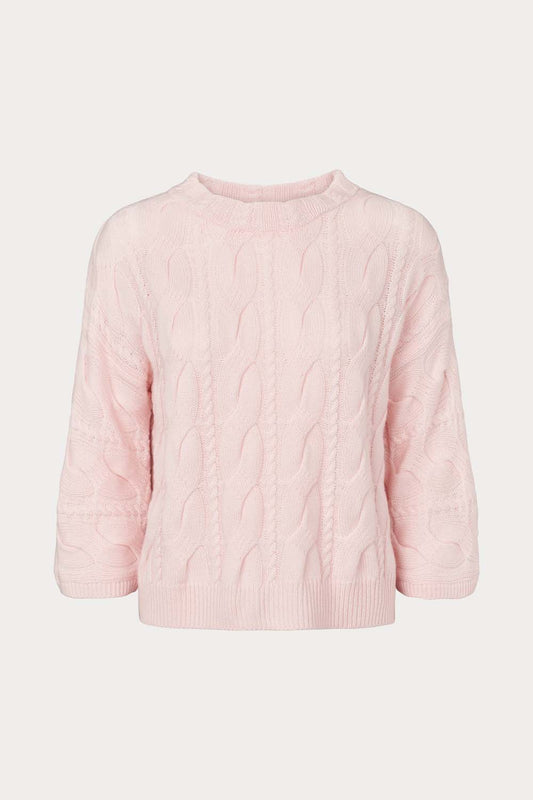 O'TAY Ballie Sweater Blouses Pastel Pink